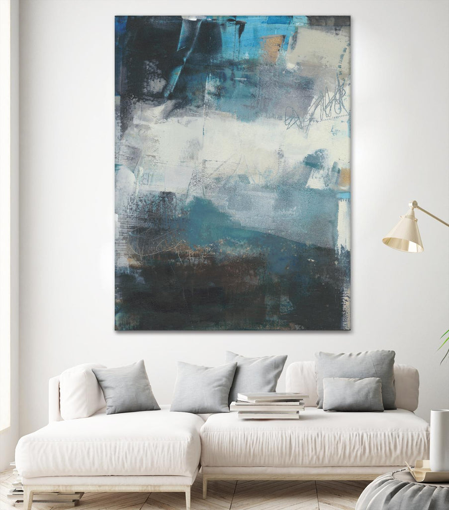Umbra II by Sue Jachimiec on GIANT ART - blue abstract