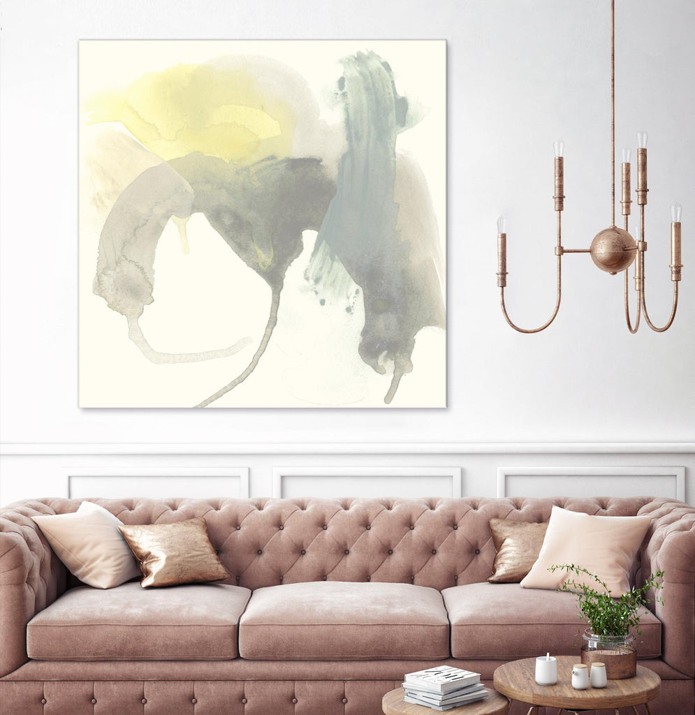 Lunar Sunrise III by June Erica Vess on GIANT ART - yellow abstract