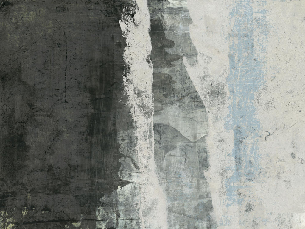 Black & Grey & Blue II par Studio W sur GIANT ART - bleu abstrait