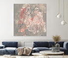 Blush Kinesis I by Jennifer Goldberger on GIANT ART - pink abstract