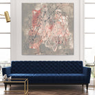 Blush Kinesis I by Jennifer Goldberger on GIANT ART - pink abstract