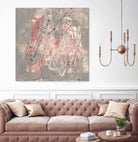 Blush Kinesis I by Jennifer Goldberger on GIANT ART - pink abstract