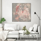 Blush Kinesis I by Jennifer Goldberger on GIANT ART - pink abstract