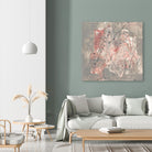 Blush Kinesis I by Jennifer Goldberger on GIANT ART - pink abstract