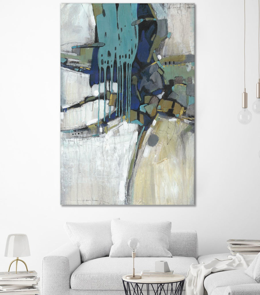 Separation II by Tim OToole on GIANT ART - blue abstract
