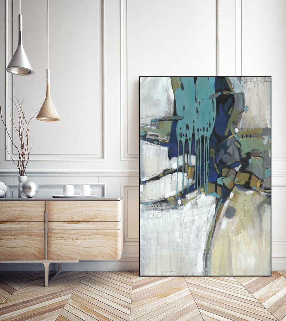 Separation II by Tim OToole on GIANT ART - blue abstract
