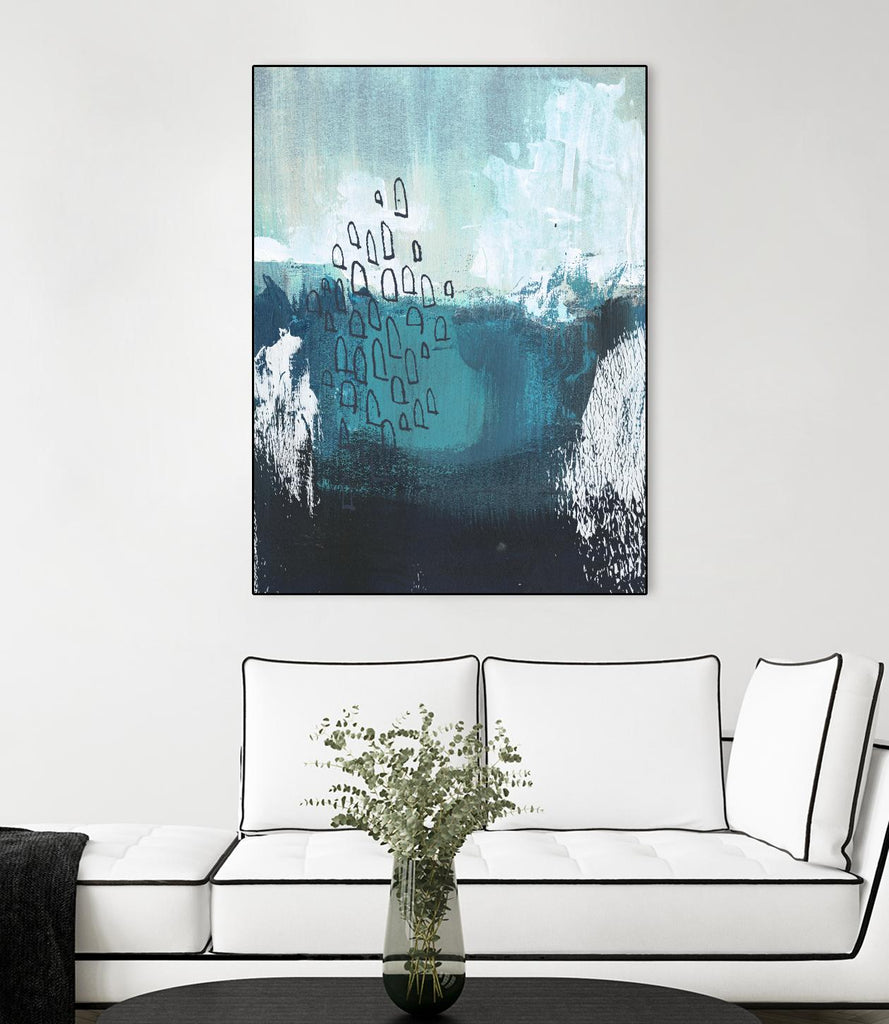Seaspray I by Jennifer Paxton Parker on GIANT ART - blue abstract