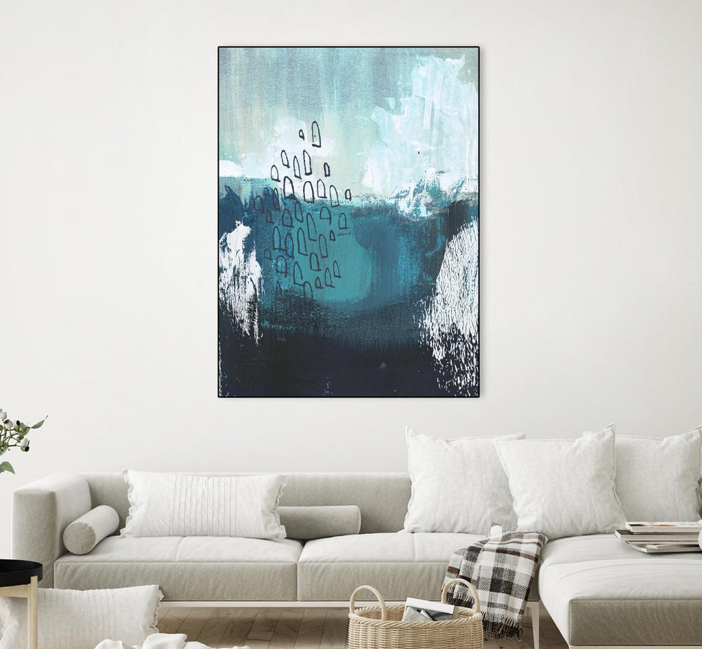 Seaspray I by Jennifer Paxton Parker on GIANT ART - blue abstract