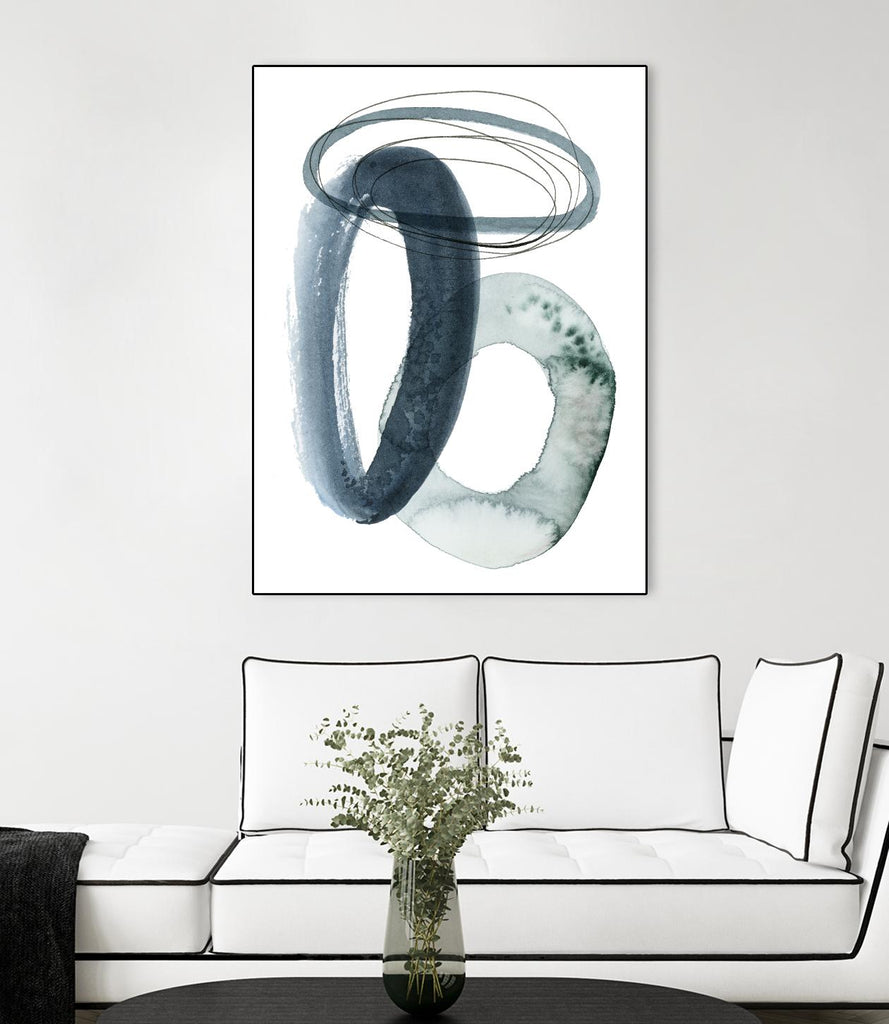 Looping Abstract I by Grace Popp on GIANT ART - green abstract