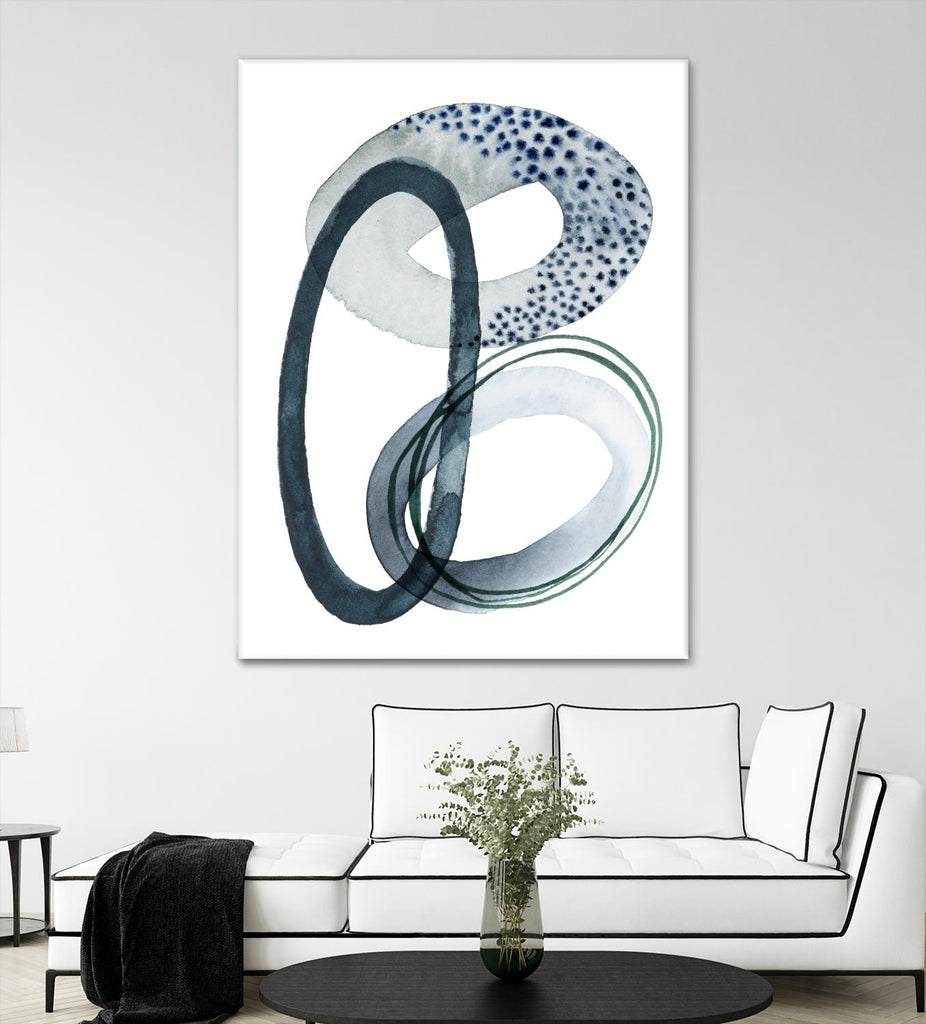 Looping Abstract III by Grace Popp on GIANT ART - green abstract