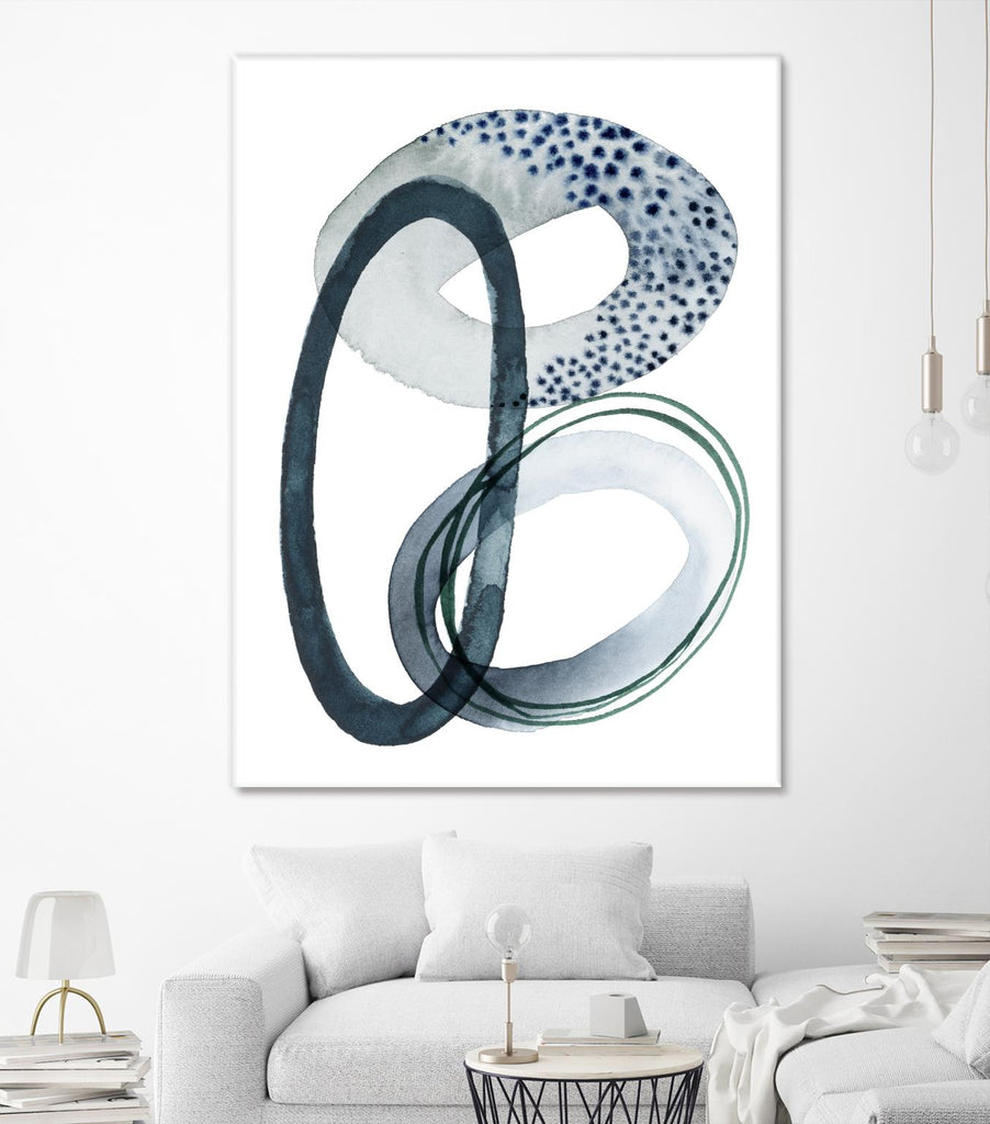 Looping Abstract III by Grace Popp on GIANT ART - green abstract