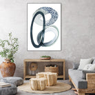 Looping Abstract III by Grace Popp on GIANT ART - green abstract