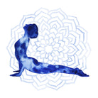 Yoga Flow VI by Grace Popp on GIANT ART - blue leisure