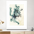 Teal Tributary I by Jennifer Goldberger on GIANT ART - green abstract