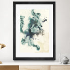 Teal Tributary I by Jennifer Goldberger on GIANT ART - green abstract