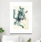 Teal Tributary I by Jennifer Goldberger on GIANT ART - green abstract