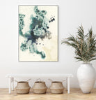 Teal Tributary I by Jennifer Goldberger on GIANT ART - green abstract