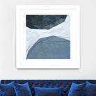 Adjacent Abstraction I by Emma Scarvey on GIANT ART - blue abstract