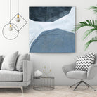 Adjacent Abstraction I by Emma Scarvey on GIANT ART - blue abstract