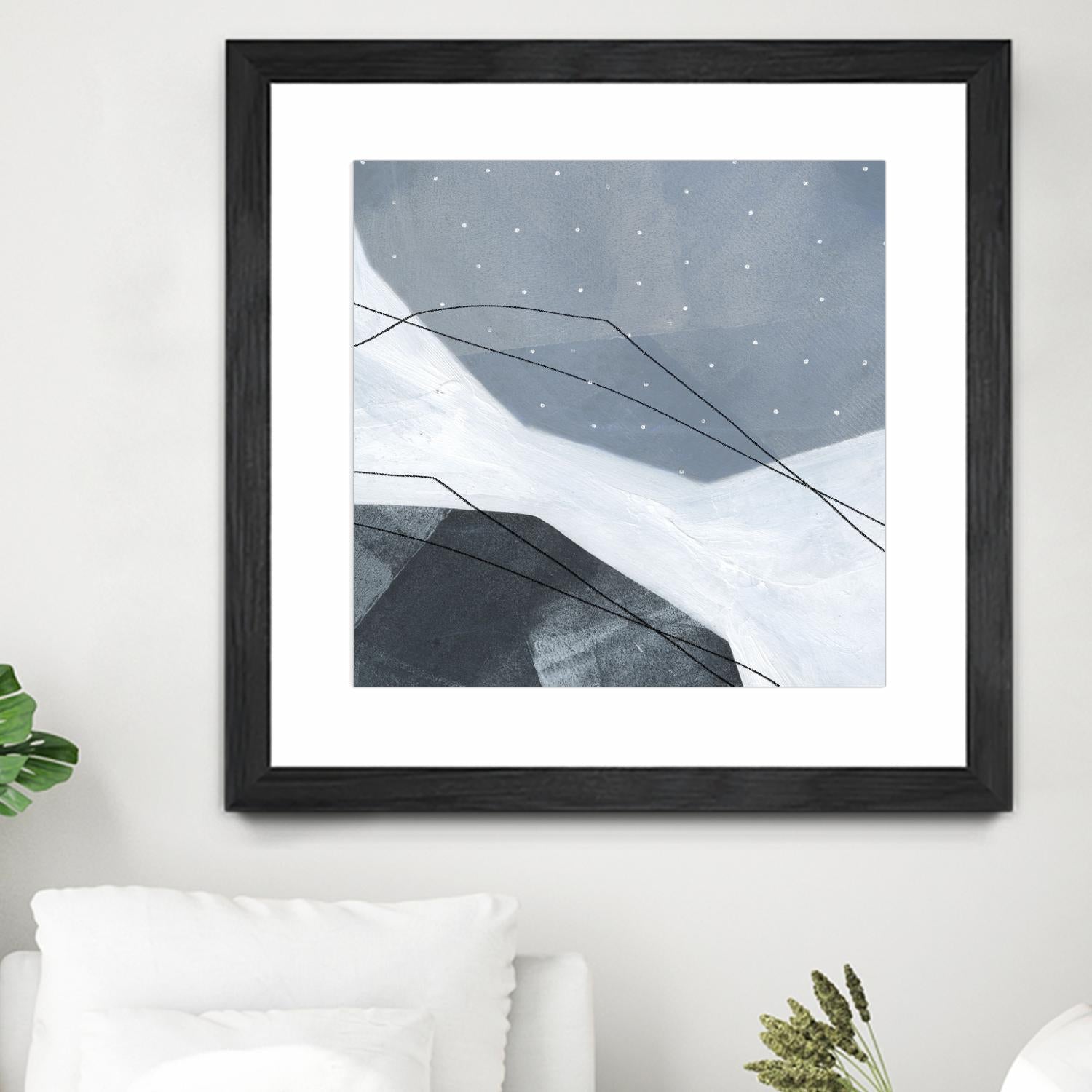 Adjacent Abstraction IV by Emma Scarvey on GIANT ART - blue abstract