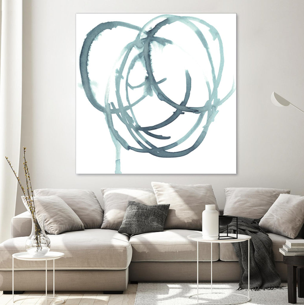 Dizzy I by Jennifer Paxton Parker on GIANT ART - green abstract
