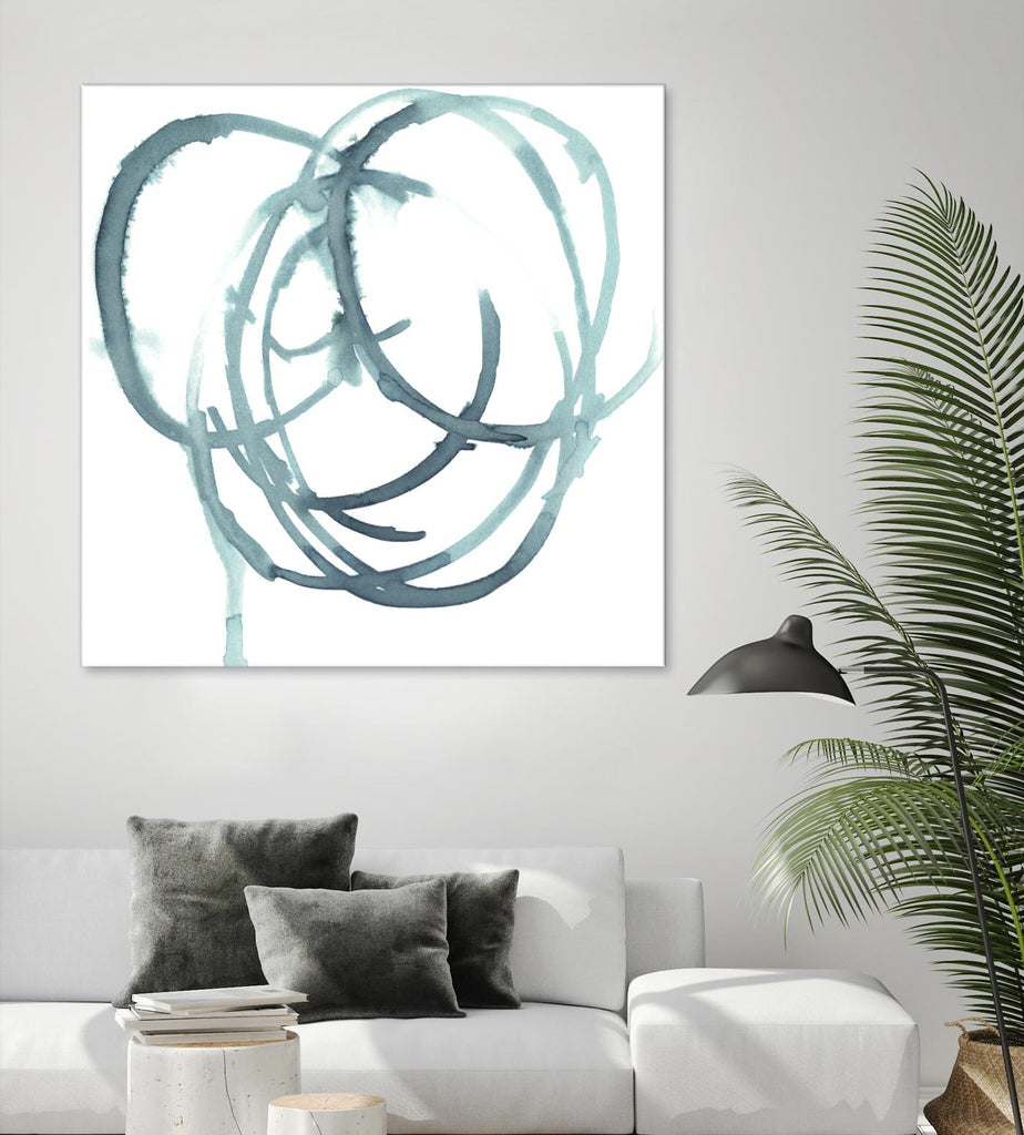 Dizzy I by Jennifer Paxton Parker on GIANT ART - green abstract