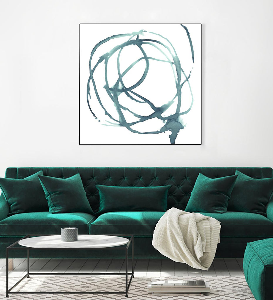 Dizzy II by Jennifer Paxton Parker on GIANT ART - green abstract