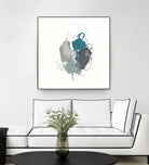 Teal Gesture I by June Erica Vess on GIANT ART - green abstract