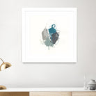 Teal Gesture I by June Erica Vess on GIANT ART - green abstract