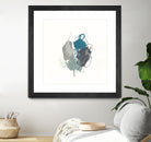 Teal Gesture I by June Erica Vess on GIANT ART - green abstract