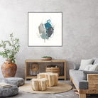 Teal Gesture I by June Erica Vess on GIANT ART - green abstract