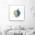 Teal Gesture I by June Erica Vess on GIANT ART - green abstract