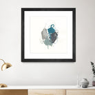 Teal Gesture I by June Erica Vess on GIANT ART - green abstract