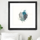 Teal Gesture I by June Erica Vess on GIANT ART - green abstract