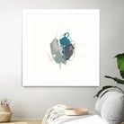 Teal Gesture I by June Erica Vess on GIANT ART - green abstract