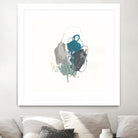 Teal Gesture I by June Erica Vess on GIANT ART - green abstract