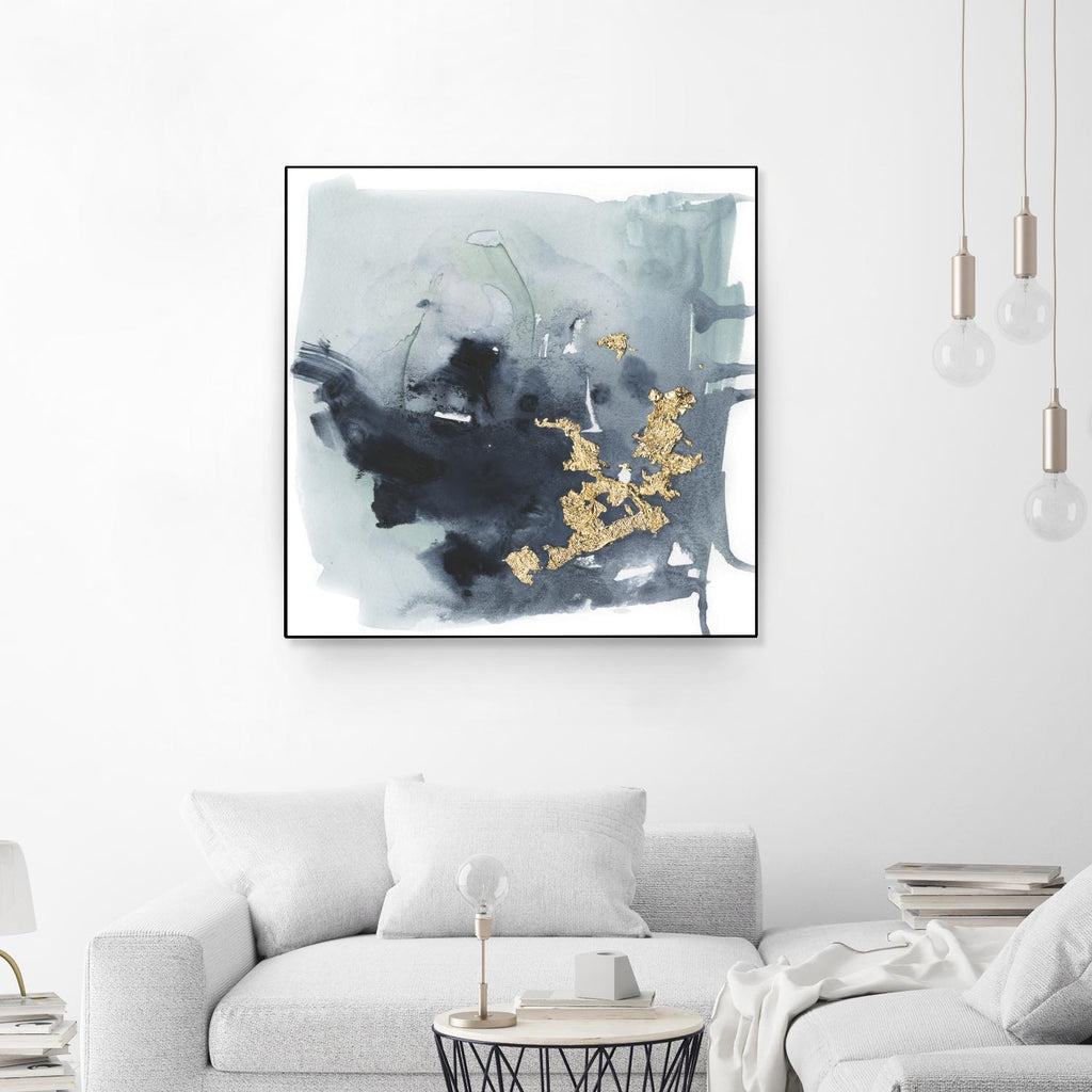 Cerulean & Gold I by Victoria Borges on GIANT ART - abstract
