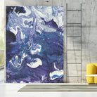 Meandering Mulberry I by Regina Moore on GIANT ART - pink abstract