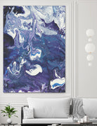 Meandering Mulberry I by Regina Moore on GIANT ART - pink abstract