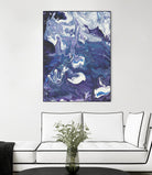 Meandering Mulberry I by Regina Moore on GIANT ART - pink abstract