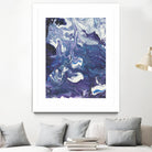 Meandering Mulberry I by Regina Moore on GIANT ART - pink abstract