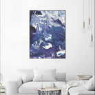 Meandering Mulberry I by Regina Moore on GIANT ART - pink abstract