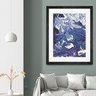 Meandering Mulberry I by Regina Moore on GIANT ART - pink abstract