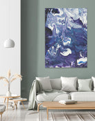 Meandering Mulberry I by Regina Moore on GIANT ART - pink abstract