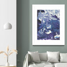 Meandering Mulberry I by Regina Moore on GIANT ART - pink abstract