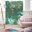 Rambling Sage I by Regina Moore on GIANT ART - green abstract