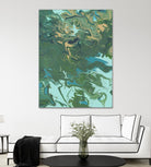 Rambling Sage I by Regina Moore on GIANT ART - green abstract