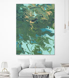 Rambling Sage I by Regina Moore on GIANT ART - green abstract