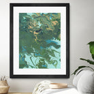 Rambling Sage I by Regina Moore on GIANT ART - green abstract