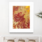 Nomadic Blaze II by Regina Moore on GIANT ART - orange abstract